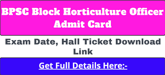 BPSC Horticulture Officer